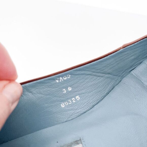 Arnold Churgin Womens Handmade Slip On Ballet Flat Leather Shoes Brown 36 - Picture 3 of 7